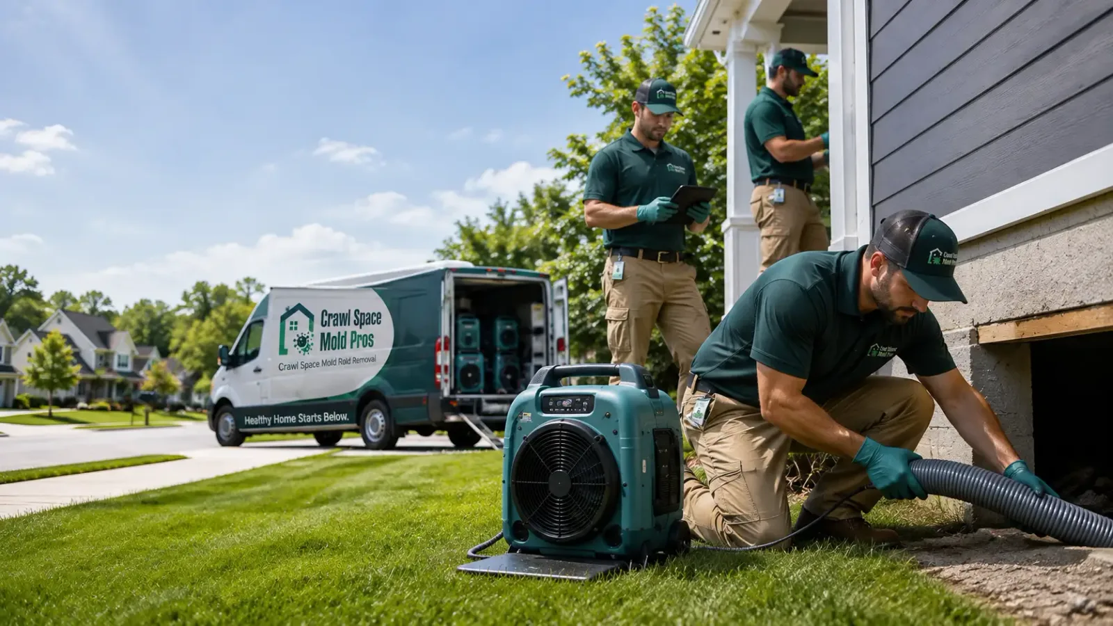 Crawl Space Mold Removal in Decatur, MI
